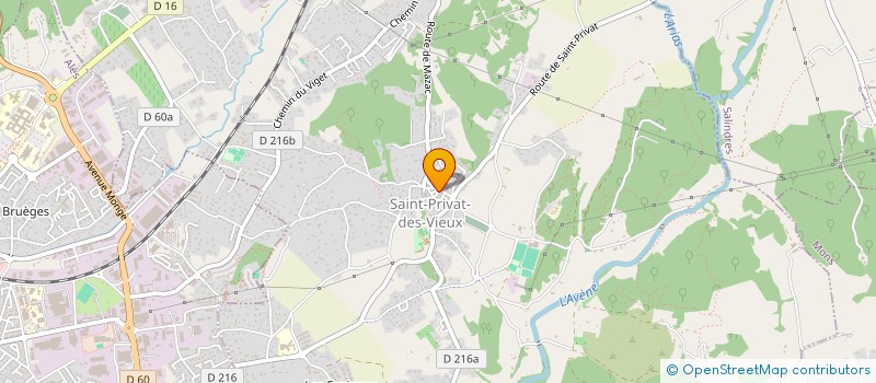 localisation de l'entreprise MADAME AMELIE RANC DANEL  SALINDRES