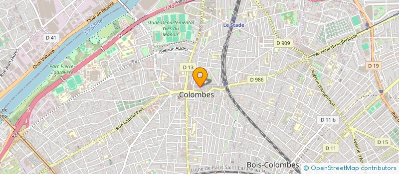 localisation de l'entreprise MADAME AMELIE RAPHAEL à COLOMBES