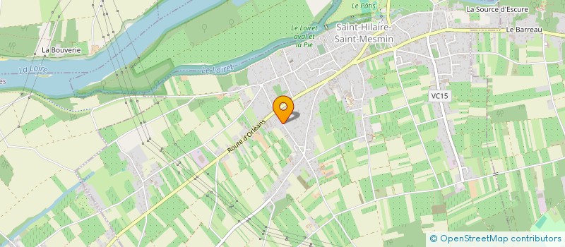localisation de l'entreprise MADAME AMELIE RAVENEAU  SAINT-HILAIRE-SAINT-MESMIN
