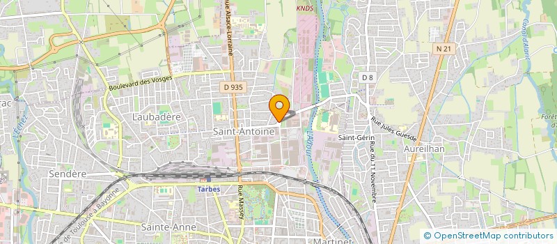 localisation de l'entreprise MADAME AMELIE REDON  TARBES