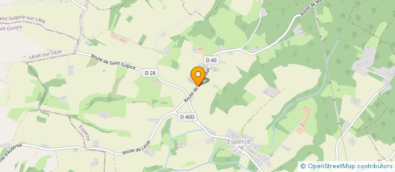 localisation de l'entreprise MADAME AMELIE REYMOND  ESPERCE