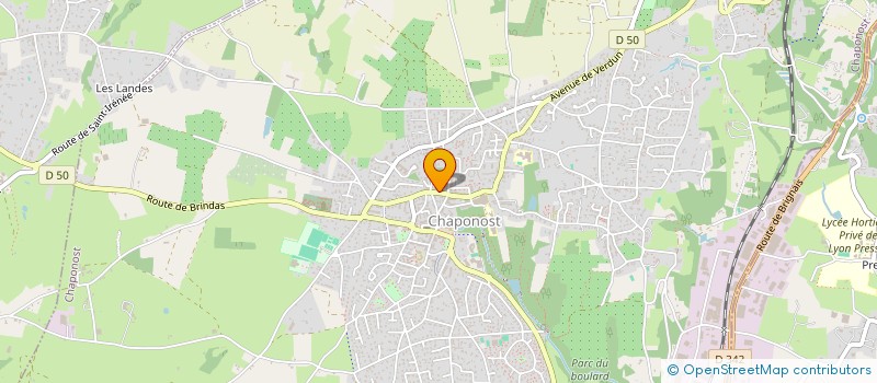 localisation de l'entreprise MADAME AMELIE REYNAUD  CHAPONOST