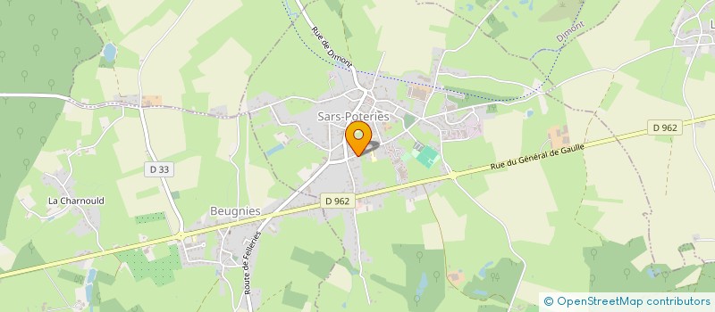 localisation de l'entreprise MADAME AMELIE RIGAL  SARS-POTERIES