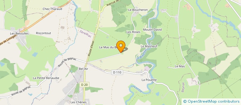 localisation de l'entreprise MADAME AMELIE RIOCREUX  AIXE-SUR-VIENNE