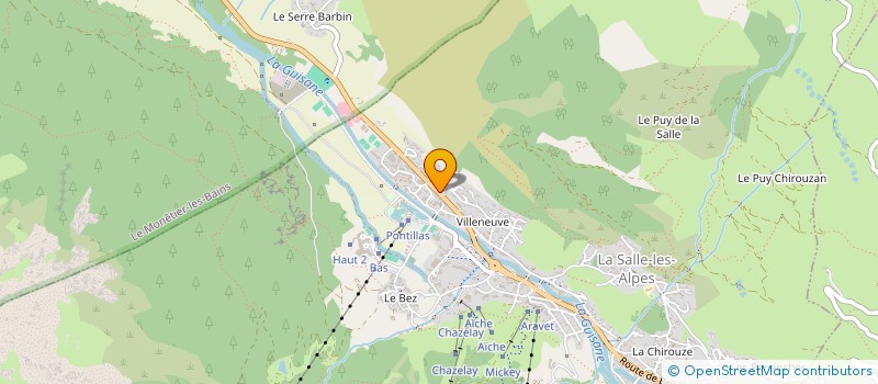 localisation de l'entreprise MADAME AMELIE RION  LA SALLE-LES-ALPES