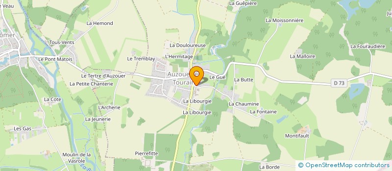 localisation de l'entreprise MADAME AMELIE ROB à AUZOUER-EN-TOURAINE