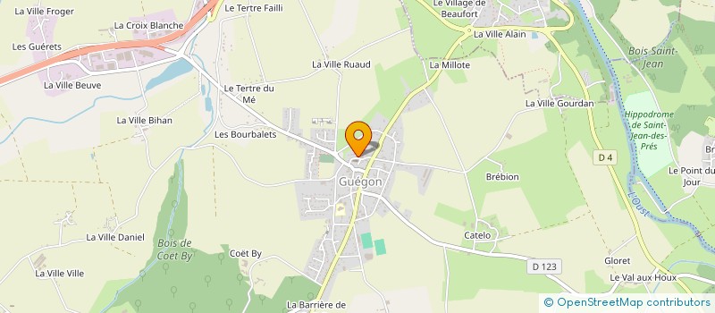 localisation de l'entreprise MADAME AMELIE ROBICHET  PLEUGRIFFET