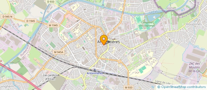 localisation de l'entreprise MADAME AMELIE ROBILLARD à ARMENTIERES