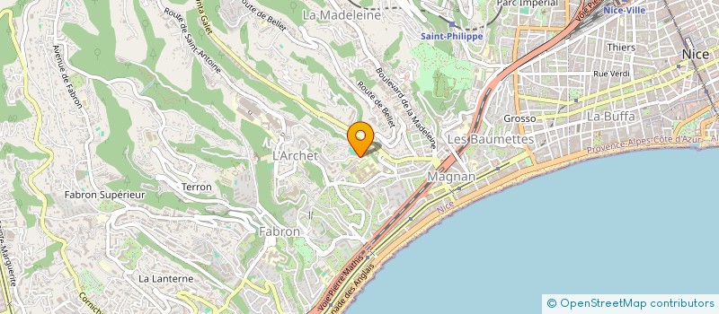 localisation de l'entreprise MADAME AMELIE ROBIN  NICE