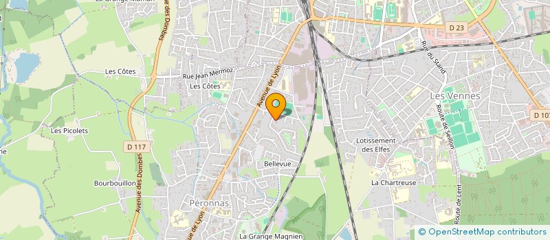 localisation de l'entreprise MADAME AMELIE RODET  PERONNAS