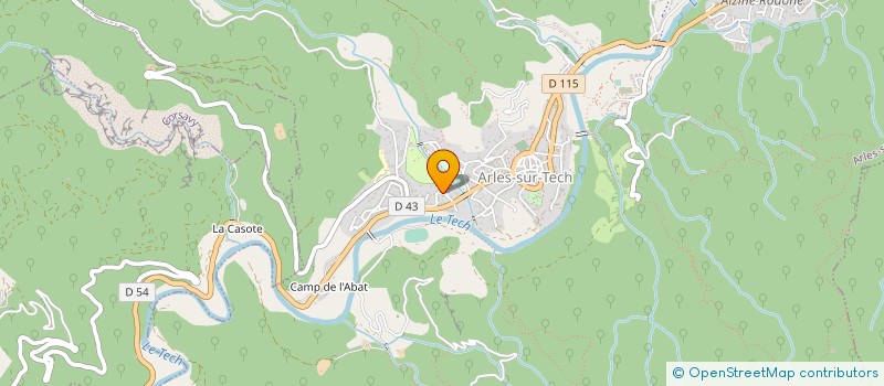 localisation de l'entreprise MADAME AMELIE ROLLAND  ELNE