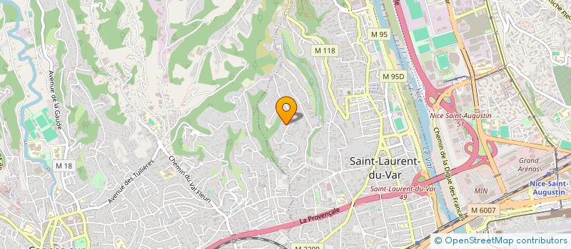 localisation de l'entreprise MADAME AMELIE ROMAND-PIQUANT à SAINT-LAURENT-DU-VAR