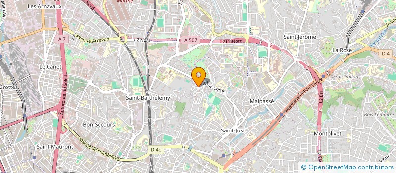 localisation de l'entreprise MADAME AMELIE RONDINI  MARSEILLE