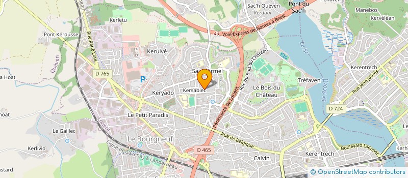 localisation de l'entreprise MADAME AMELIE ROPERS  LORIENT