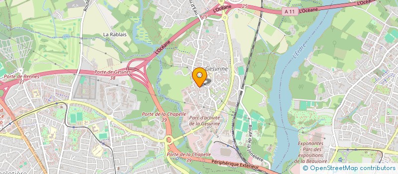 localisation de l'entreprise MADAME AMELIE ROPUS à LA CHAPELLE-SUR-ERDRE