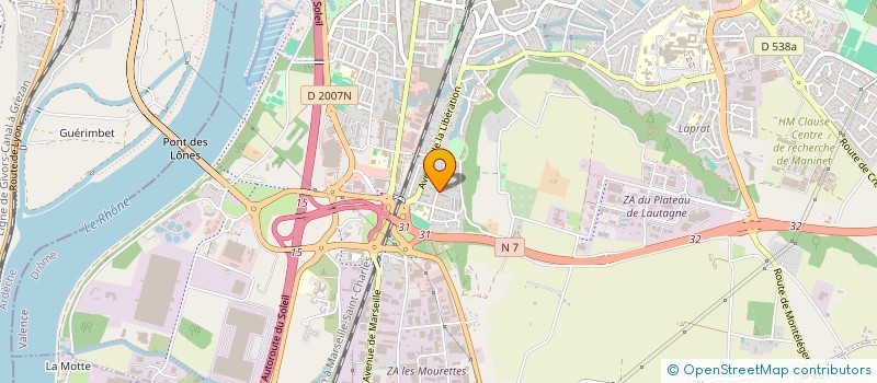 localisation de l'entreprise MADAME AMELIE ROSE  VALENCE