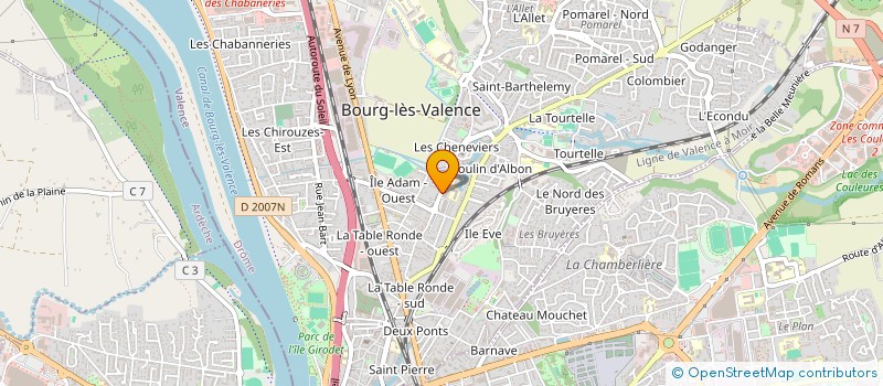 localisation de l'entreprise MADAME AMELIE ROUGIER  LATTES