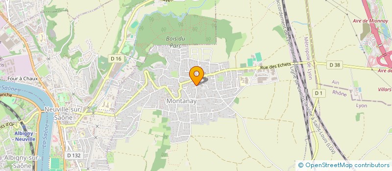 localisation de l'entreprise MADAME AMELIE ROUSSELET  MONTANAY