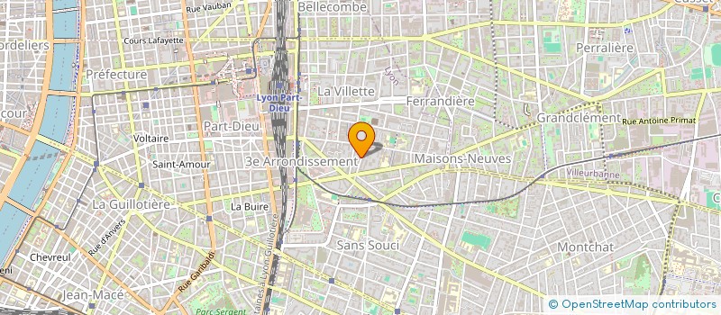 localisation de l'entreprise MADAME AMELIE ROUX  LYON