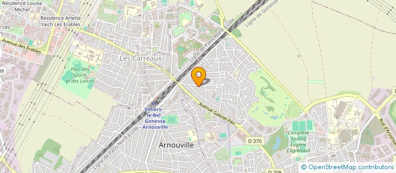 localisation de l'entreprise MADAME AMELIE ROVELAS  GONESSE