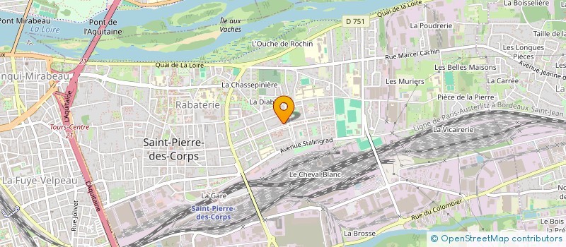 localisation de l'entreprise MADAME AMELIE ROY à SAINT-PIERRE-DES-CORPS