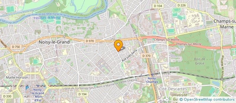 localisation de l'entreprise MADAME AMELIE SACRISTE  NOISY-LE-GRAND