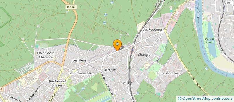 localisation de l'entreprise MADAME AMELIE SAILLY  FONTAINEBLEAU