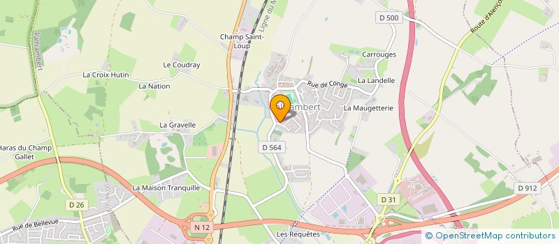 localisation de l'entreprise MADAME AMELIE SAINT-GERMAIN à VALFRAMBERT