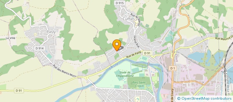 localisation de l'entreprise MADAME AMELIE SAIOLA  CUFFIES