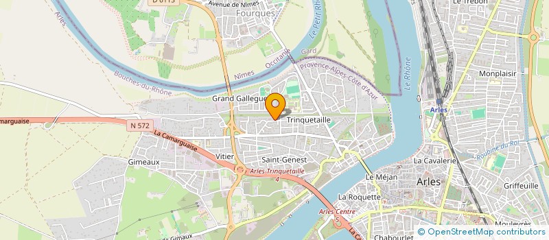 localisation de l'entreprise MADAME AMELIE SALETTI  ARLES