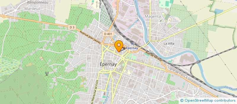 localisation de l'entreprise MADAME AMELIE SALHI  EPERNAY