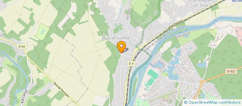 localisation de l'entreprise MADAME AMELIE SANTERO  PARMAIN