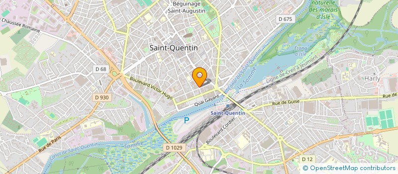 localisation de l'entreprise MADAME AMELIE SATIZELLE à SAINT-QUENTIN