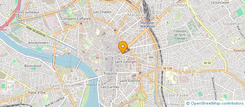localisation de l'entreprise MADAME AMELIE SAURAT  TOULOUSE
