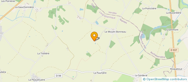 localisation de l'entreprise MADAME AMELIE SAUSSEY à LEGE