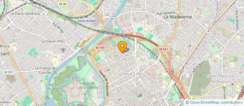 localisation de l'entreprise MADAME AMELIE SAUVAGE à LILLE