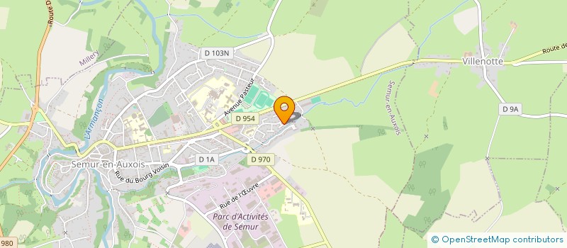 localisation de l'entreprise MADAME AMELIE SAVRY  SEMUR-EN-AUXOIS