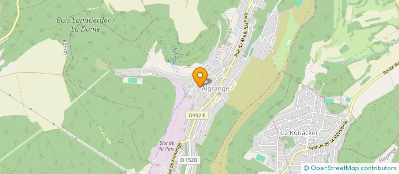 localisation de l'entreprise MADAME AMELIE SCHNEIDER  ALGRANGE