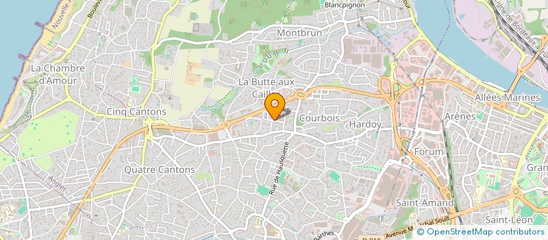 localisation de l'entreprise MADAME AMELIE SEGUIN ITHURRALDE à ANGLET