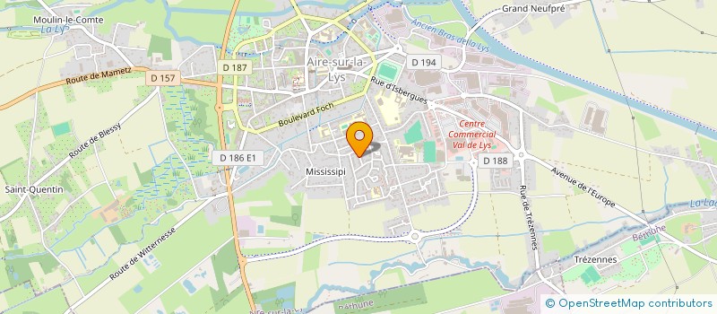 localisation de l'entreprise MADAME AMELIE SEUWIN  AIRE-SUR-LA-LYS