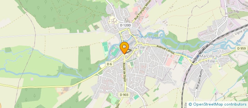 localisation de l'entreprise MADAME AMELIE SILVESTRE  IS-SUR-TILLE