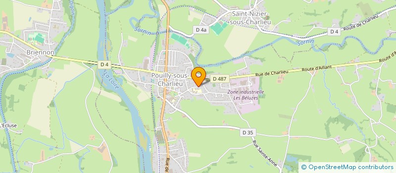 localisation de l'entreprise MADAME AMELIE SIMONET  POUILLY-SOUS-CHARLIEU