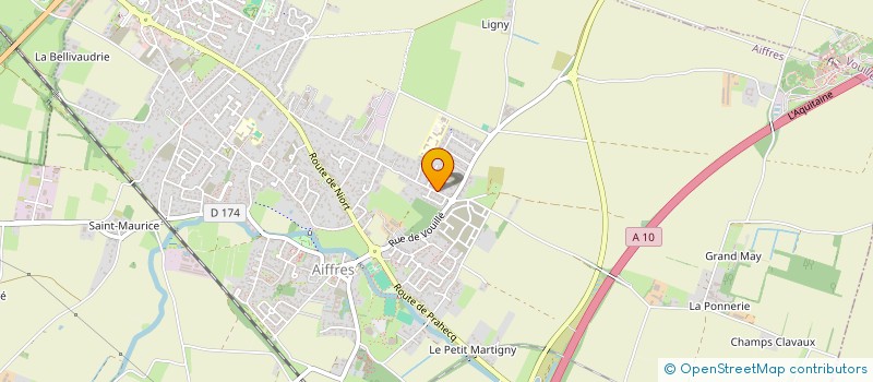 localisation de l'entreprise MADAME AMELIE SIMONNEAU  AIFFRES