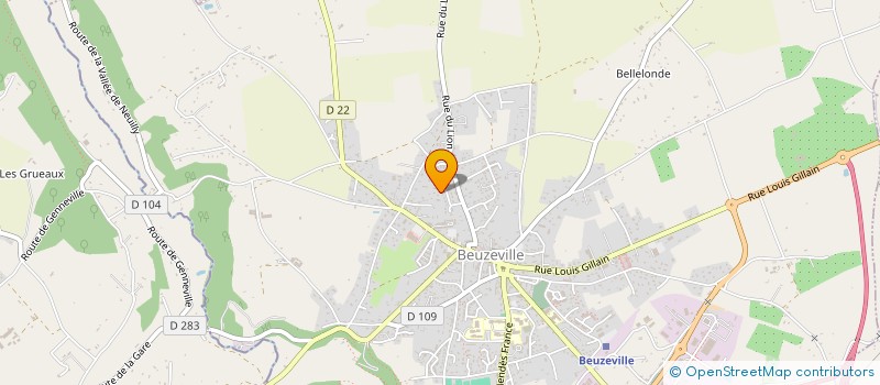 localisation de l'entreprise MADAME AMELIE SNIECINSKI  BEUZEVILLE