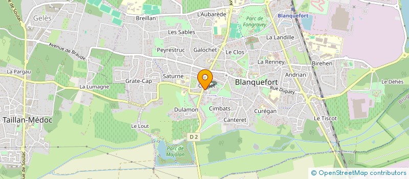 localisation de l'entreprise MADAME AMELIE SOBUSIAK à BLANQUEFORT