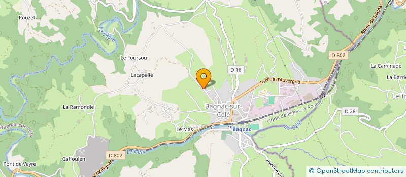 localisation de l'entreprise MADAME AMELIE SOL  BAGNAC-SUR-CELE