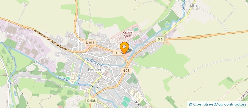 localisation de l'entreprise MADAME AMELIE SOLARI-VASSEUR  DOULLENS