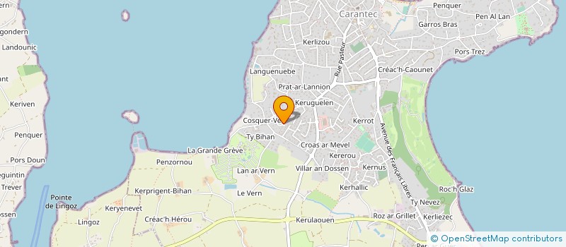 localisation de l'entreprise MADAME AMELIE SOMMER à CARANTEC