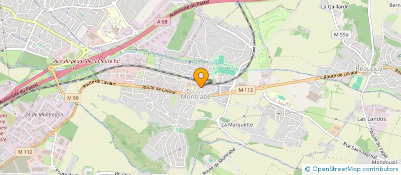 localisation de l'entreprise MADAME AMELIE STAHL  MONTRABE