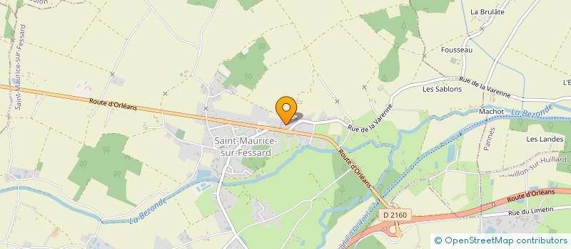 localisation de l'entreprise MADAME AMELIE STEPHAN  SAINT-MAURICE-SUR-FESSARD